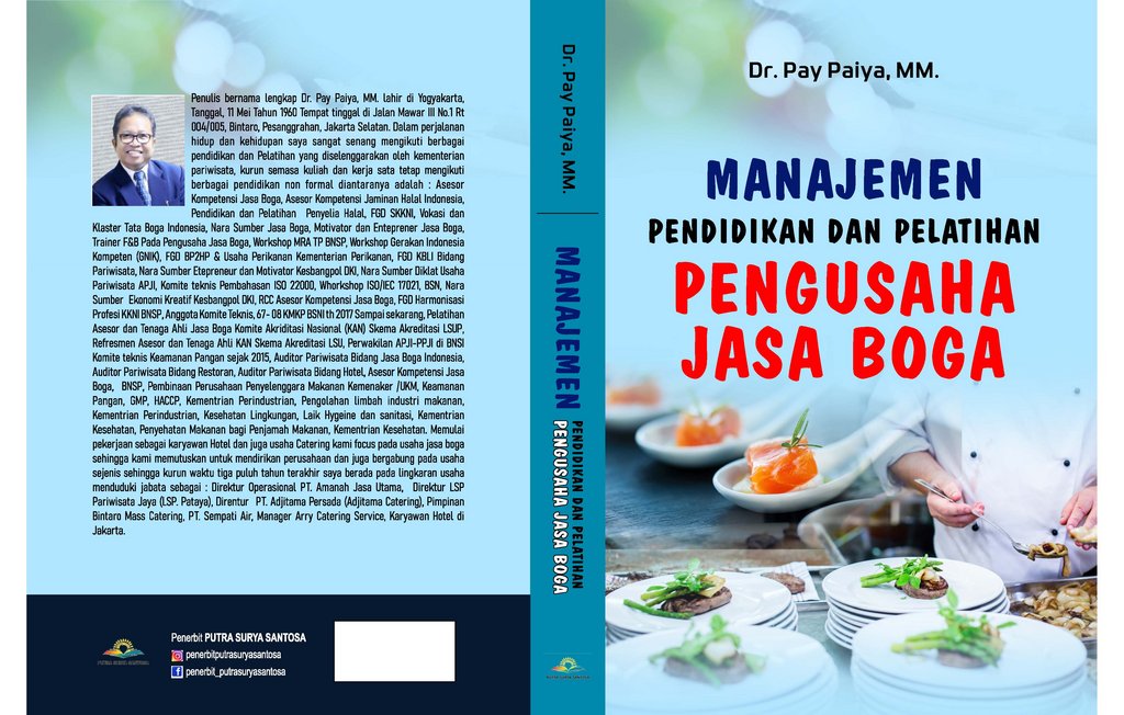 Sampul MANAJEMEN PENDIDIKAN DAN PELATIHAN PENGUSAHA JASA BOGA