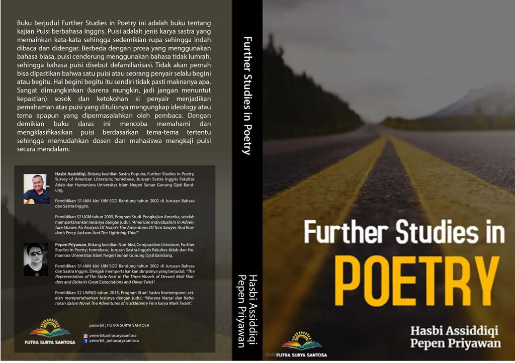 Sampul Further Studies in Poetry