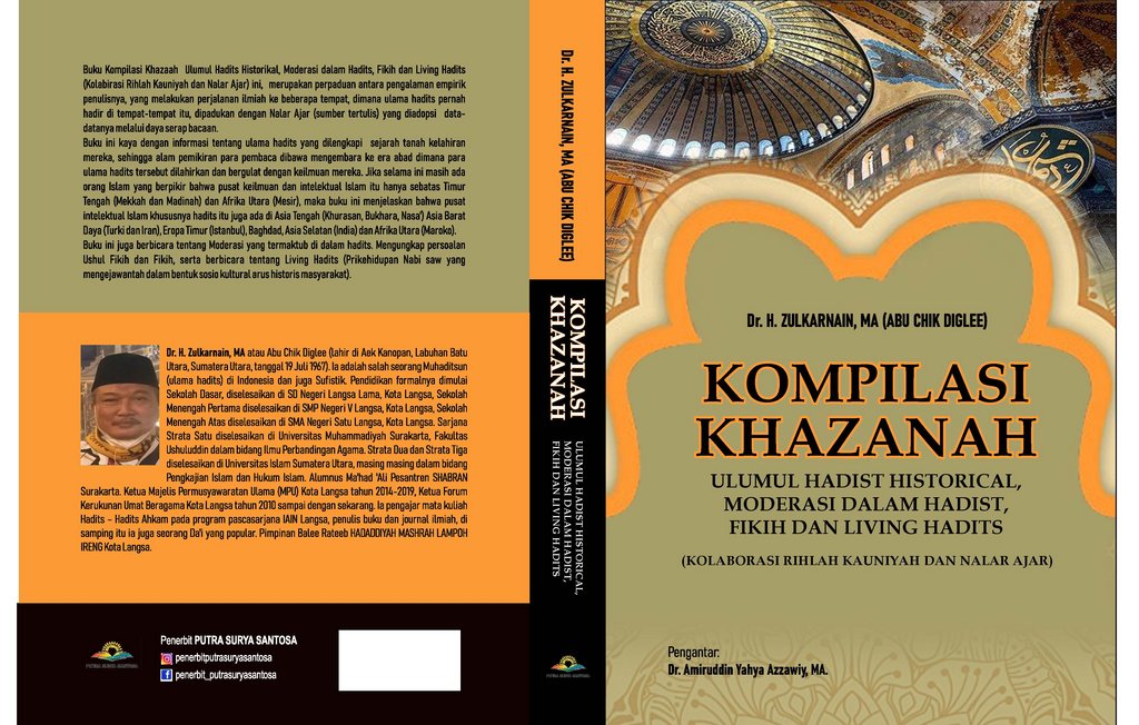 Sampul KOMPILASI KHAZANAH ULUMUL HADIST HISTORICAL, MODERASI DALAM HADIST, FIKIH DAN LIVING HADITS (KOLABORASI RIHLAH KAUNIYAH DAN NALAR AJAR)