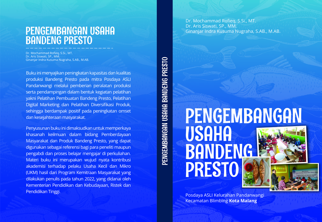 Sampul PENGEMBANGAN USAHA BANDENG PRESTO POSDAYA ASLI KELURAHAN PANDANWANGI KECAMATAN BLIMBING KOTA MALANGI