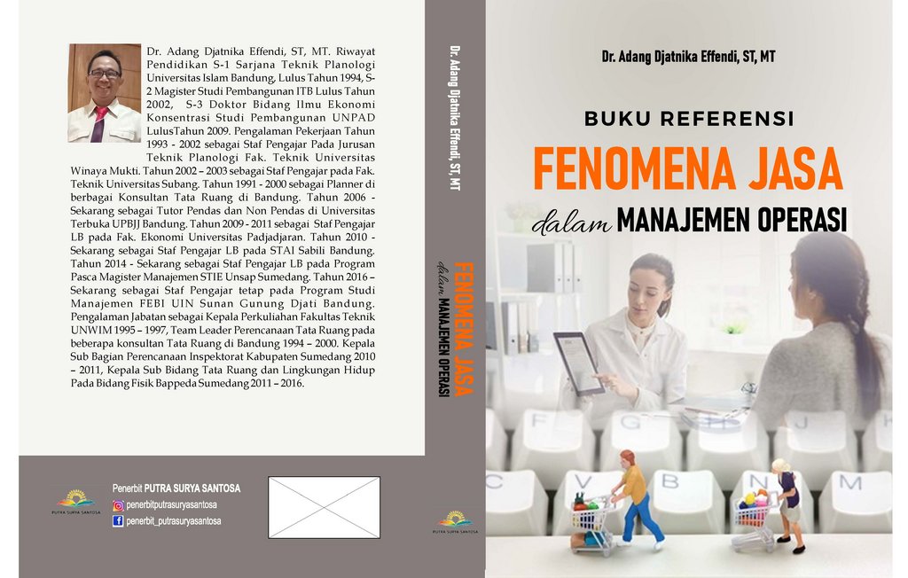 Sampul BUKU REFERENSI FENOMENA JASA DALAM MANAJEMEN OPERASI