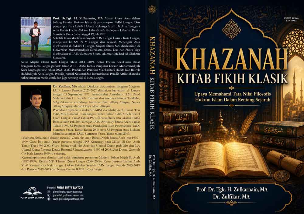 Sampul Khazanah Kitab Fikih Klasik: Upaya Memahami Tata Nilai Filosofis Hukum Islam Dalam Rentang Sejarah