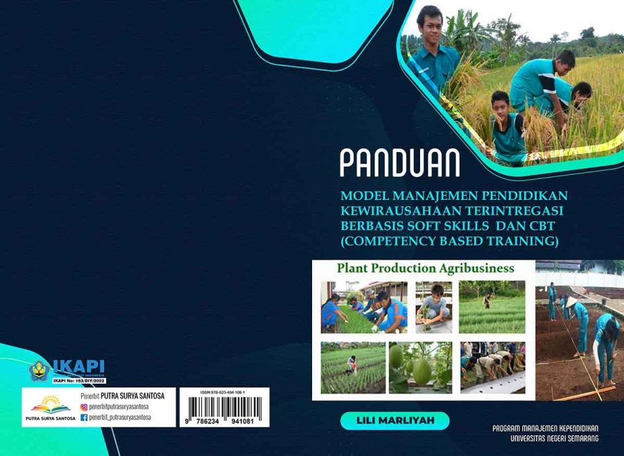 Sampul PANDUAN MODEL MANAJEMEN PENDIDIKAN KEWIRAUSAHAAN TERINTREGASI BERBASIS SOFT SKILLS DAN CBT (COMPETENCY BASED TRAINING)