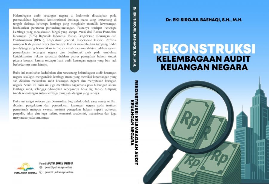 Sampul REKONSTRUKSI KELEMBAGAAN AUDIT KEUANGAN NEGARA