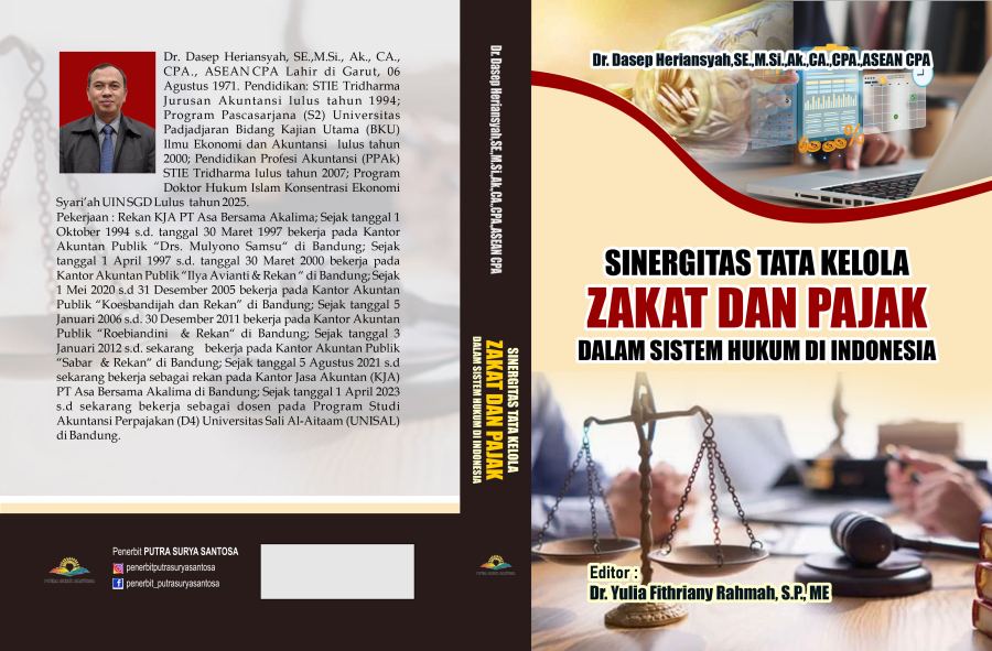 Sampul SINERGITAS TATA KELOLA ZAKAT DAN PAJAK DALAM SISTEM HUKUM DI INDONESIA