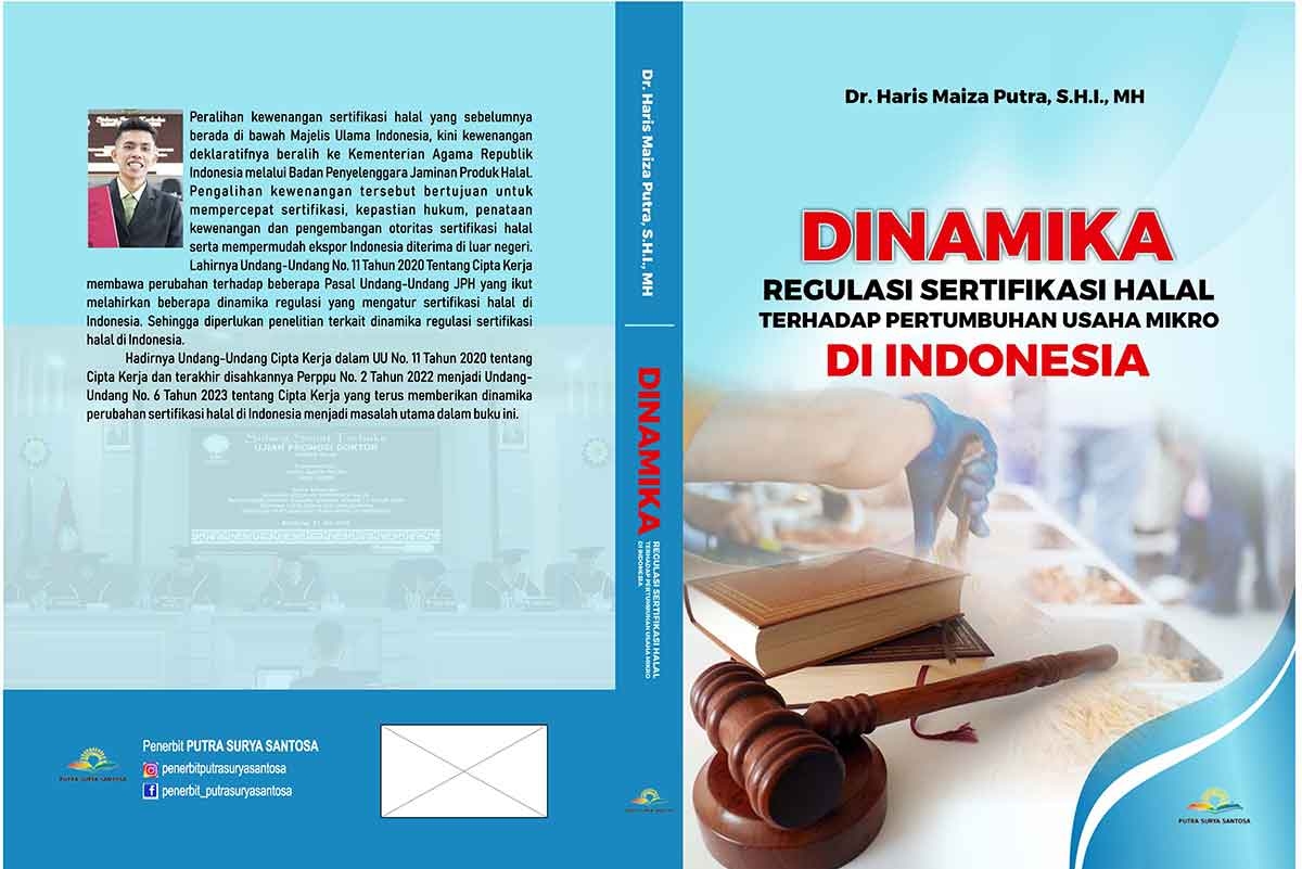 Sampul DINAMIKA REGULASI SERTIFIKASI HALAL TERHADAP PERTUMBUHAN USAHA MIKRO DI INDONESIA
