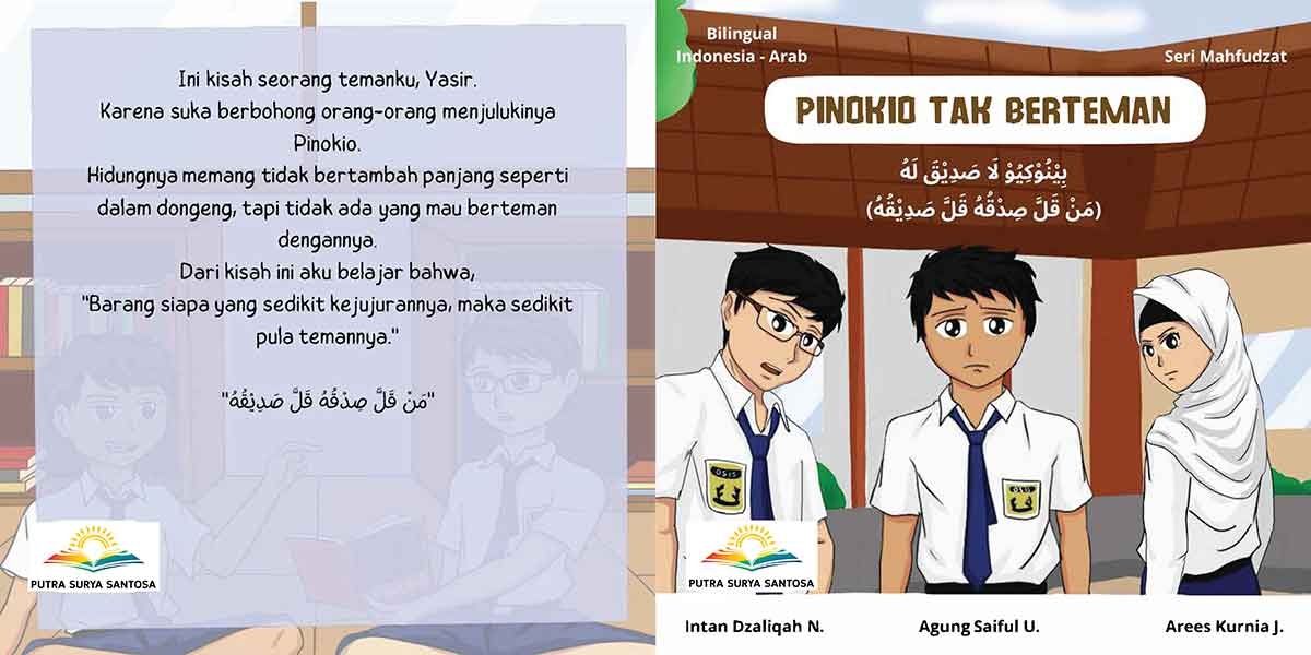 Sampul PINOKIO TAK BERTEMAN