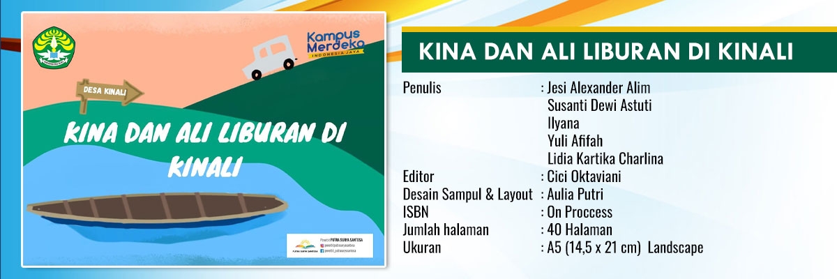Sampul Kina dan Ali Liburan di Kinali