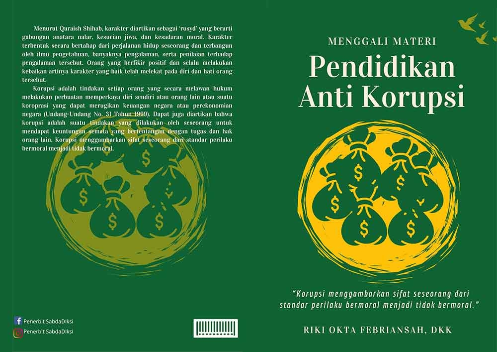 Sampul Menggali Materi Pendidikan Anti Korupsi