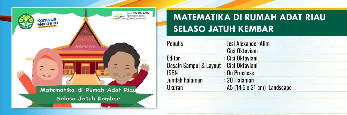 Sampul Matematika di Rumah Adat Riau Selaso Jatuh Kembar