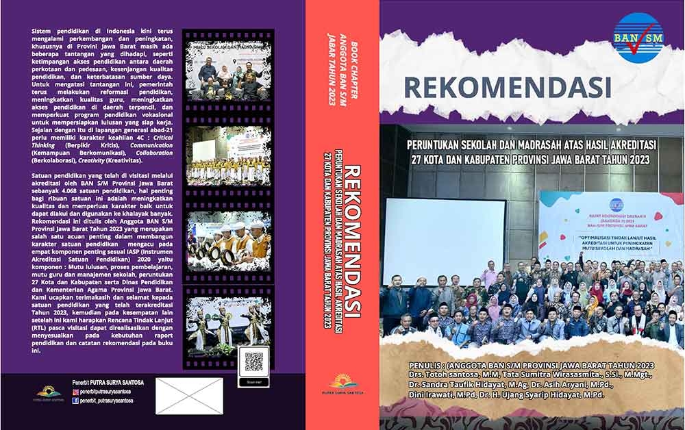 Sampul REKOMENDASI PERUNTUKAN SEKOLAH MADRASAH ATAS HASIL AKREDITASI 27 KOTA DAN KABUPATEN PROVINSI JAWA BARAT TAHUN 2023