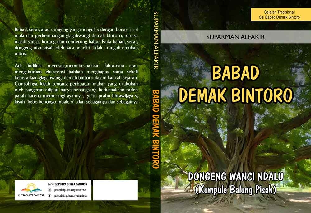 Sampul Dongeng Wanci Ndalu Babad DEMAK BINTORO (KUMPULE BALUNG PISAH)