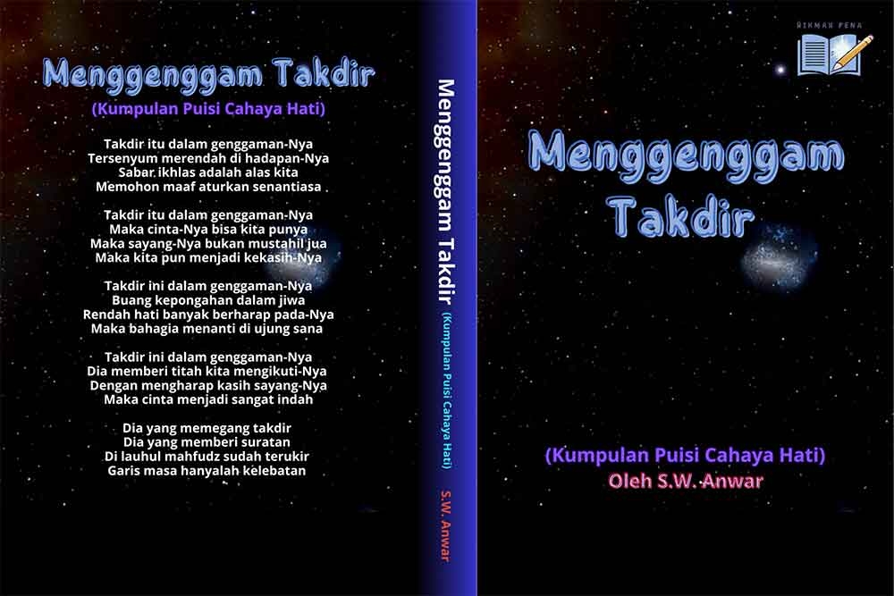 Sampul MENGGENGGAM TAKDIR (Kumpulan Puisi Cahaya Hati)