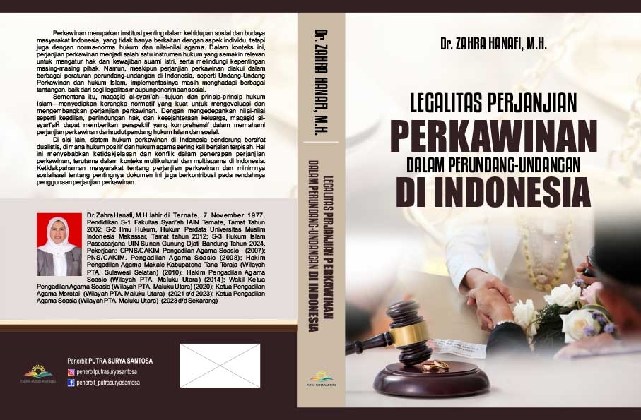 Sampul LEGALITAS PERJANJIAN PERKAWINAN DALAM PERUNDANG-UNDANGAN DI INDONESIA