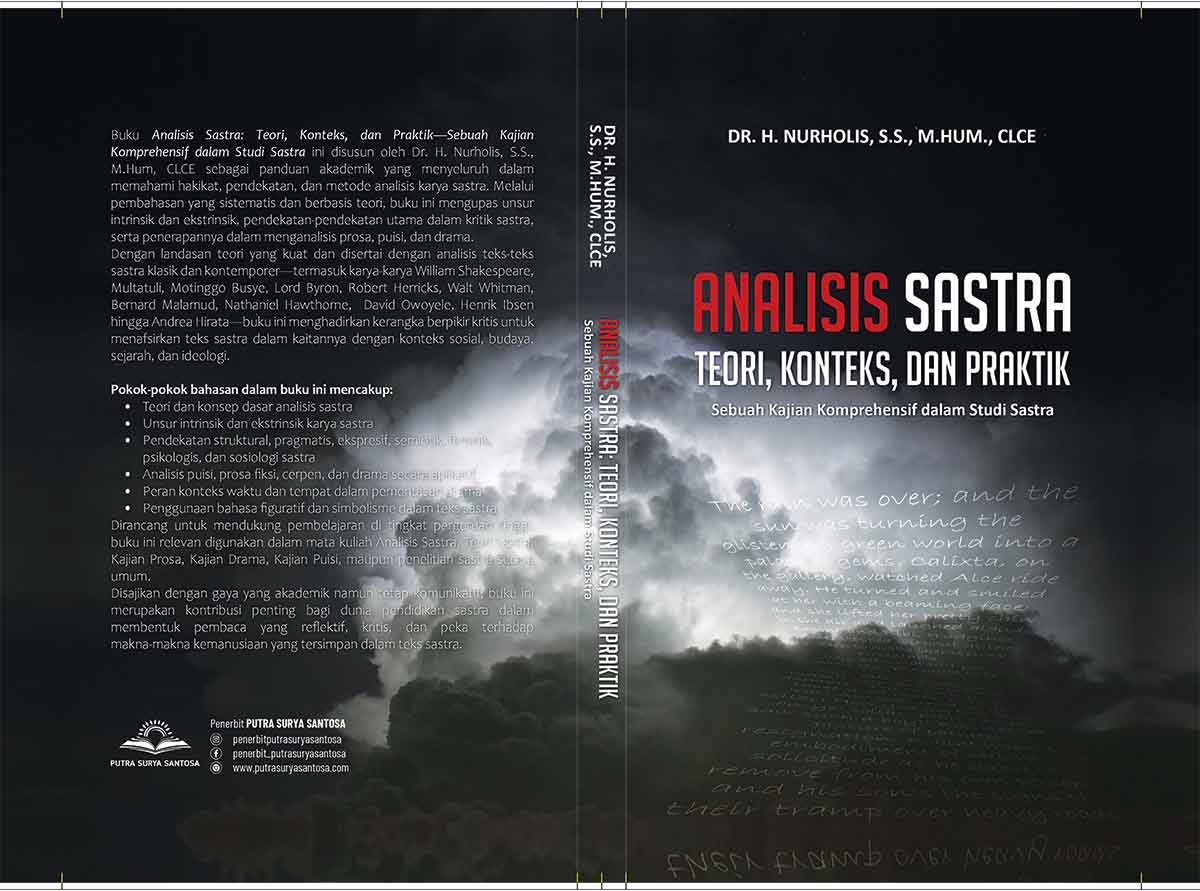 Sampul Analisis Sastra: Teori, Konteks, dan Praktik Sebuah Kajian Komprehensif dalam Studi