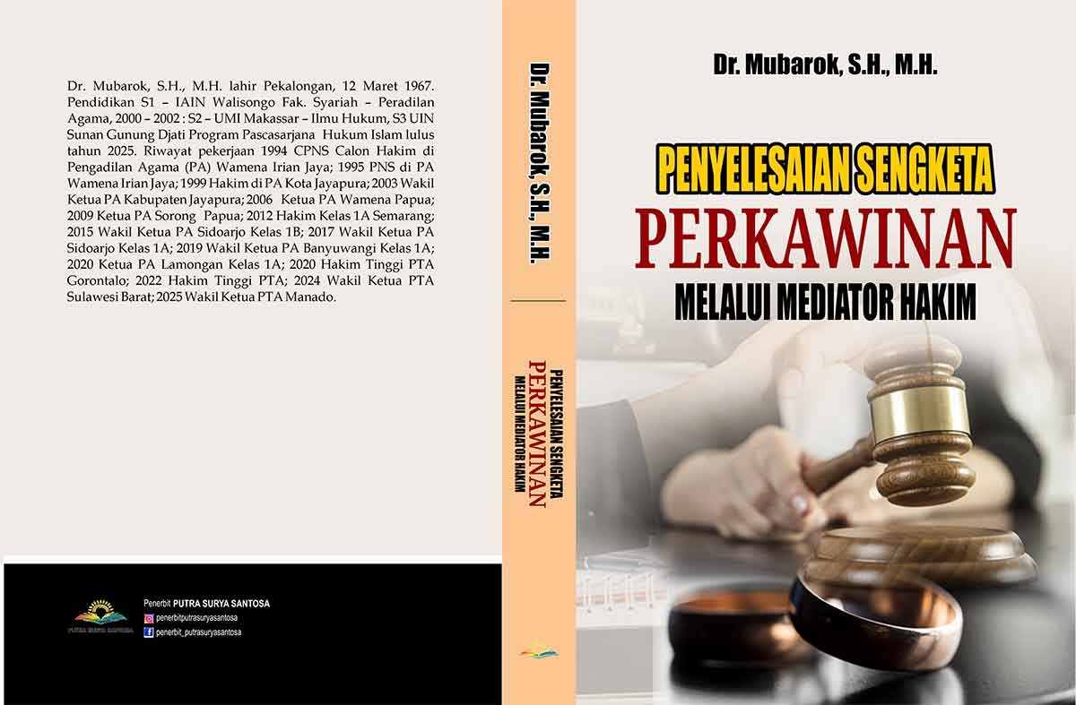Sampul Penyelesaian Sengketa Perkawinan Melalui Mediator Hakim