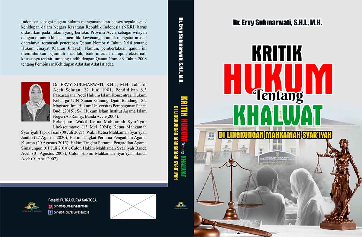 Sampul Kritik Hukum tentang Khalwat di Lingkungan Mahkamah Syar’iyah