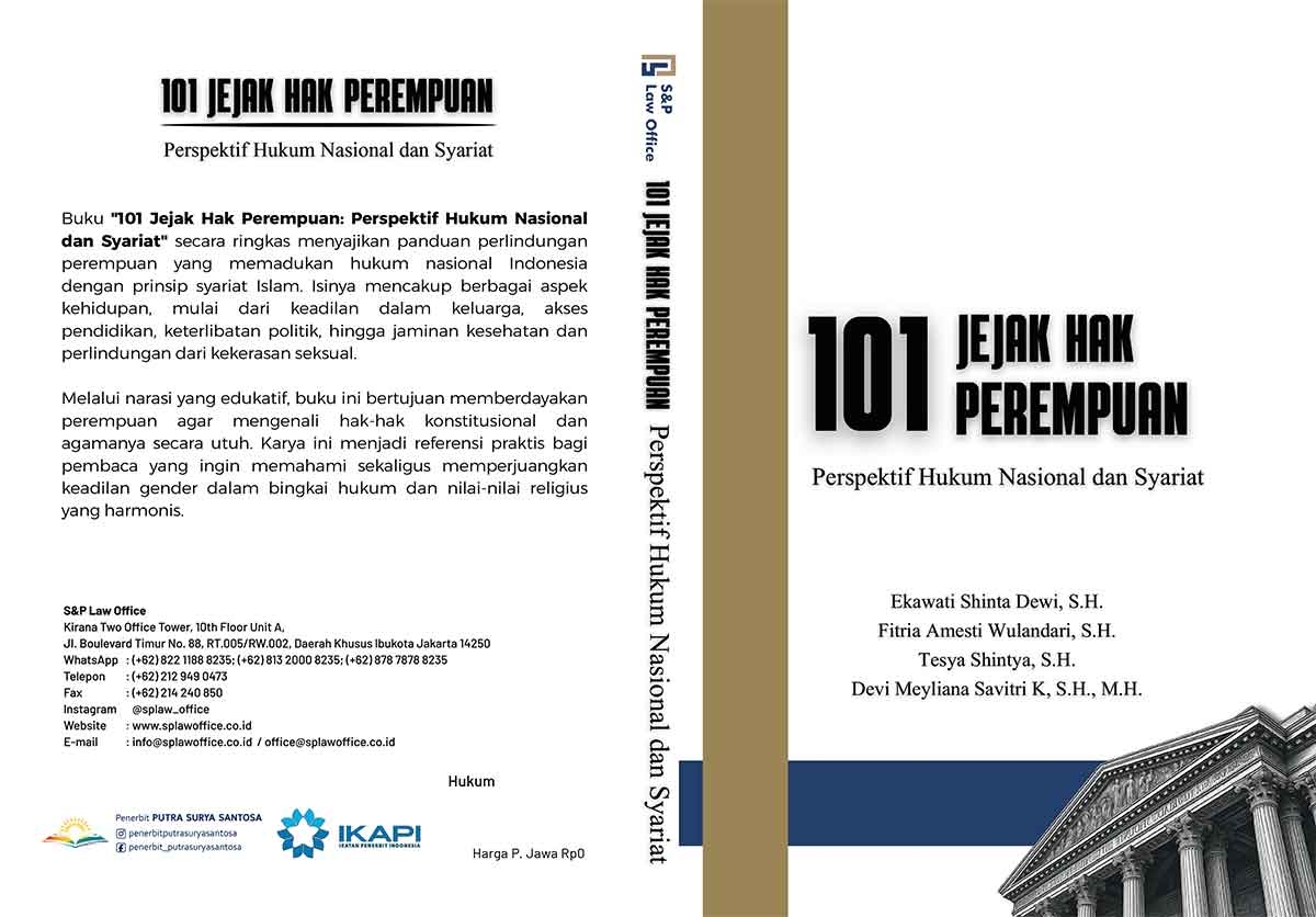Sampul 101 Jejak Hak Perempuan: Perspektif Hukum Nasional dan Syariat