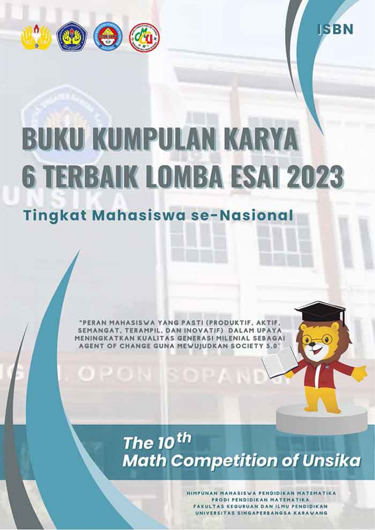 BUKU KUMPULAN 6 KARYA TERBAIK LOMBA ESAI 2023 - Tingkat Mahasiswa Se-Nasional